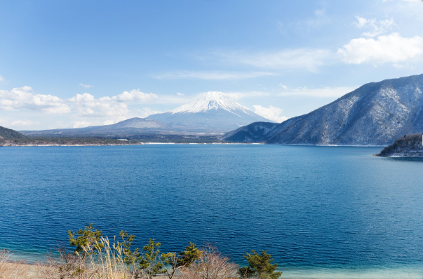 本栖湖のバス釣りポイントマップ