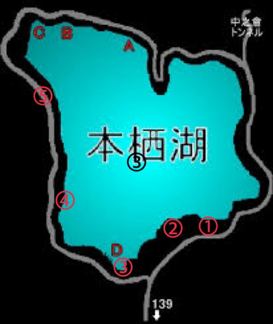 本栖湖で釣れたブラックバス