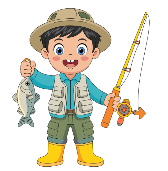子供の釣り